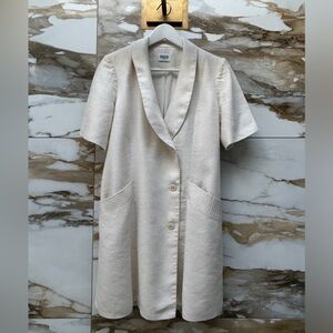 Claudie Pierlot Cotton Blend Mini Shirt Dress Size 40